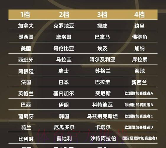 2026世界杯球队名单哪里可以看